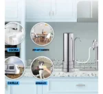 Purificador Agua Sobre Mesada In/out 1/4- Elimina Cloro - Image 6