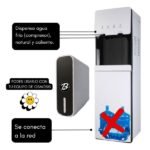 Dispenser Dispensador Agua Frio Calor Con Compresor A Red Blanco - Image 5