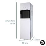 Dispenser Dispensador Agua Frio Calor Con Compresor A Red Blanco - Image 4