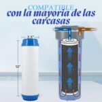 Filtro de carbón activado granular GAC 10"X 2.5" - Image 3