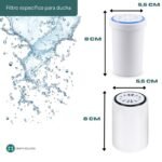 Filtro Purificador De Agua Para Ducha 6 Etapas Repuesto - Image 2