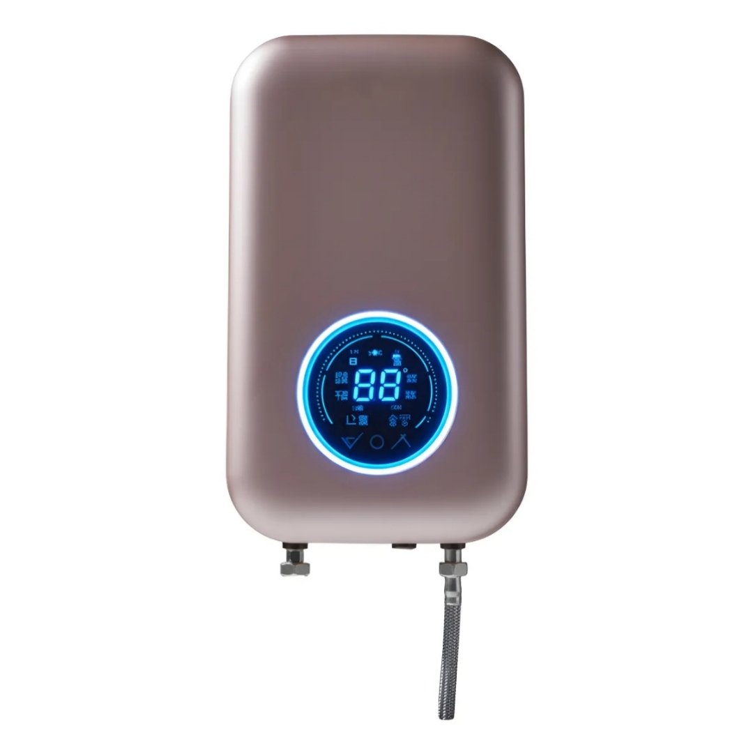 calentador-instantaneo-premium-9,3w-rosa-1 Calentador Instantáneo 9,2 kW con Ducha y Protección Total