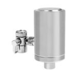 Purificador de agua para grifo en acero inoxidable SUS304 con membrana de ultrafiltración y doble cartucho