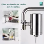 Filtro Purificador Agua Canilla Acero Inox Cocina - Cromado - Image 4