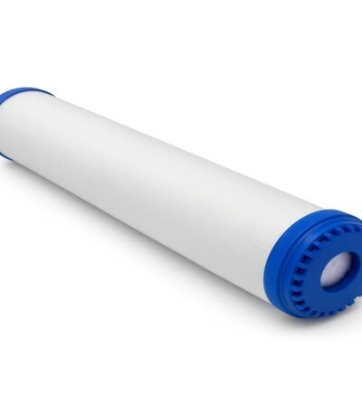 Filtro GAC 20 x 2.5 pulgadas de carbón activado granular para sistemas de filtración de agua potable.