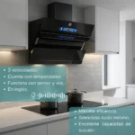 Extractor Purificador Inteligente De Cocina Moderno S9006 180w - Image 4