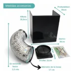 Extractor Purificador Aire Inteligente Autolimpiante S9005 Negro - Image 4