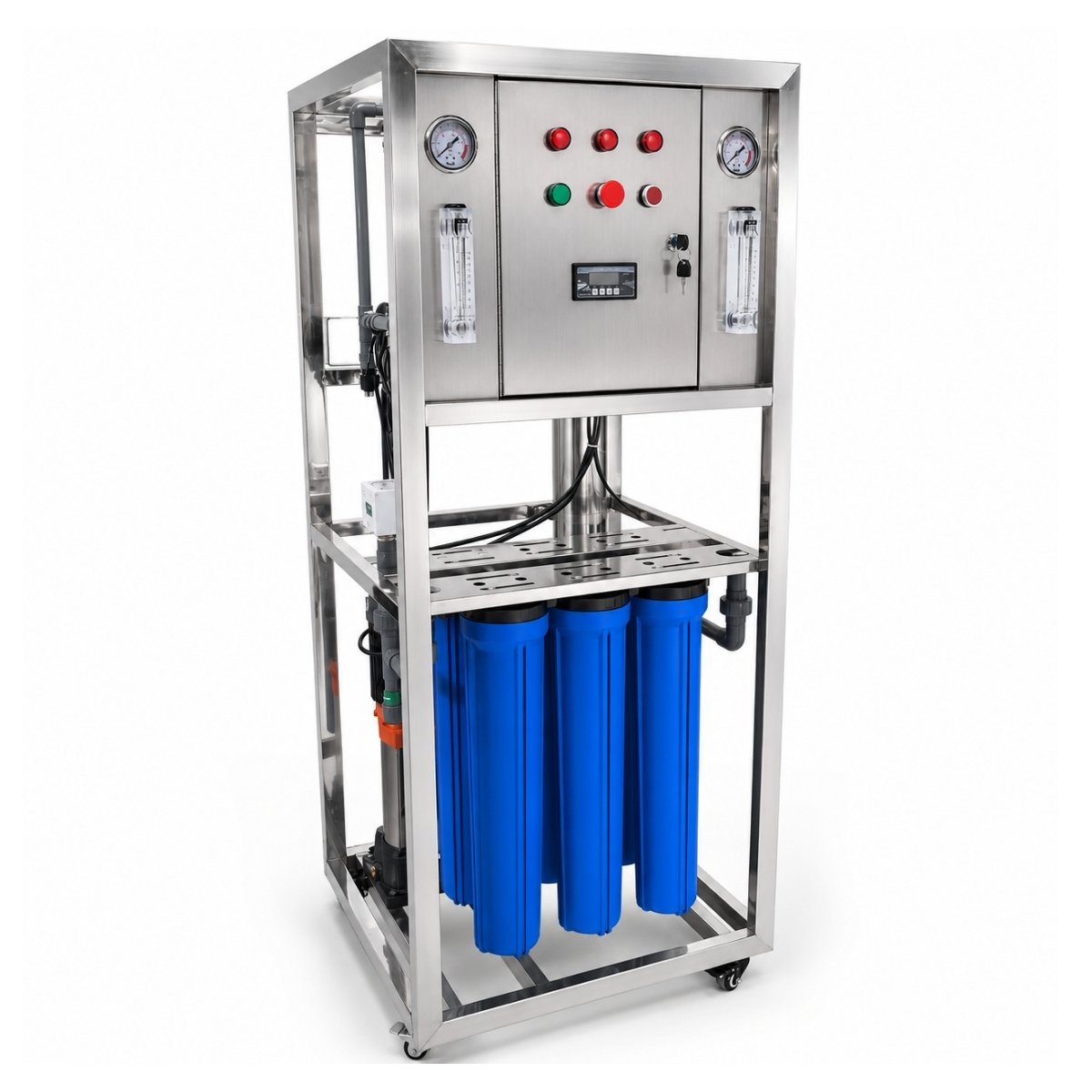10 Osmosis Inversa RO Purificador Industrial de Agua 250 y 500 LPH 6 prefiltros - Image 1