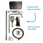 Columna de Ducha Inteligente Monocomando panel digital chico Gris MS083 - Image 2