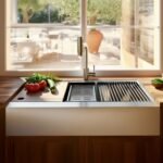 Set Grifo acero inoxidable + Bacha Cocina Acero Granero Rectangular Premium - Image 3