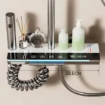 Columna de Ducha Inteligente Monocomando panel digital grande blanco MS081 - Image 3