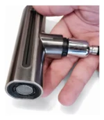 Set Grifo acero inoxidable + Bacha Cocina Acero Granero Rectangular Premium - Image 8