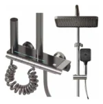 Columna de Ducha Inteligente Monocomando panel digital chico Gris MS083