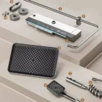 Columna de Ducha Inteligente Monocomando panel digital grande blanco MS081 - Image 9