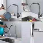 Set Grifo acero inoxidable + Bacha Cocina Acero Granero Rectangular Premium - Image 9