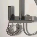 Columna de Ducha Inteligente Monocomando panel digital chico Gris MS083 - Image 10