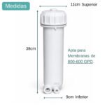 Carcasa Porta Membrana Osmosis Ro Agua Con Llave Para 3213 - Image 4