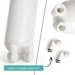 Carcasa Porta Membrana Osmosis Ro Agua Con Llave Para 2812 - Image 2