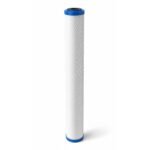 Filtro Agua CTO 20x2.5 Carbon Activado en bloque Blanco