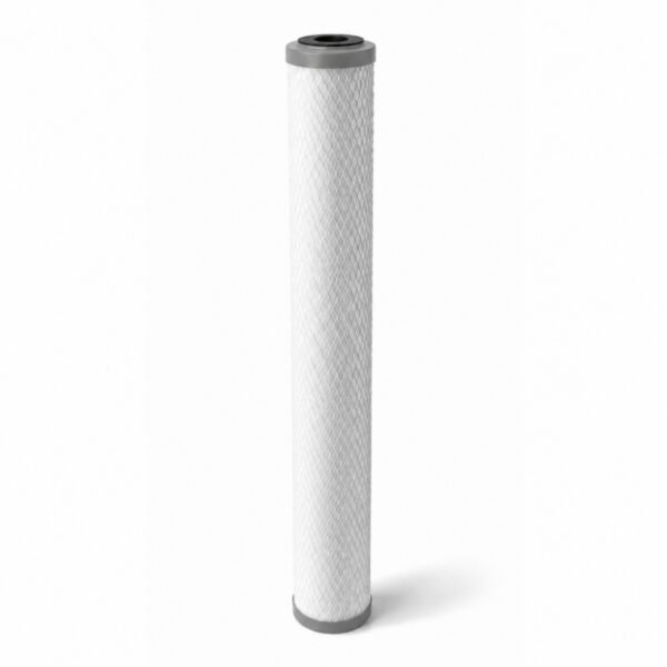 Filtro Agua CTO 20x2.5 Carbon Activado en bloque Blanco