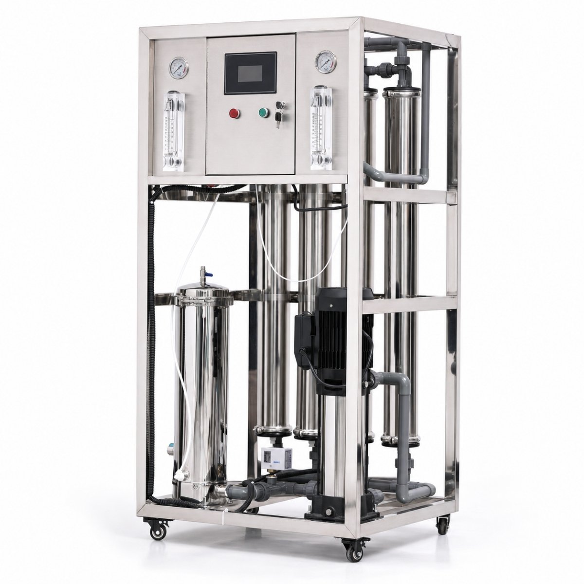 Osmosis (6) Osmosis Inversa RO Purificador Industrial de Agua 1000 LPH 4 membranas - Image 1