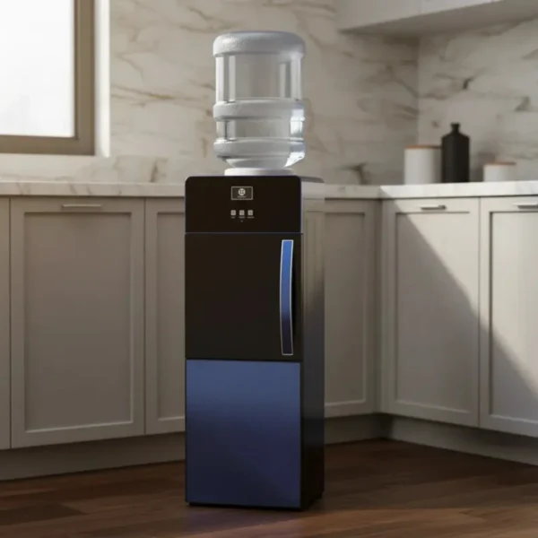 Dispenser compresor  frio calor para bidon azul y negro con manija